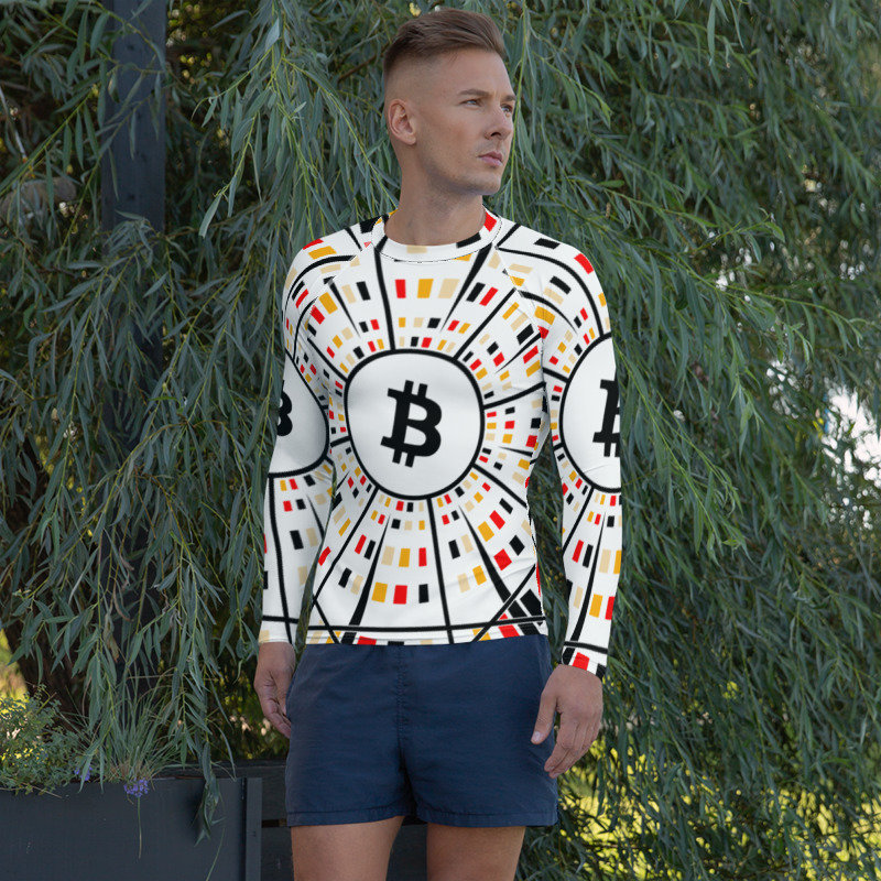 BITCOIN at HYPER SPEED - (RASH GUARD)