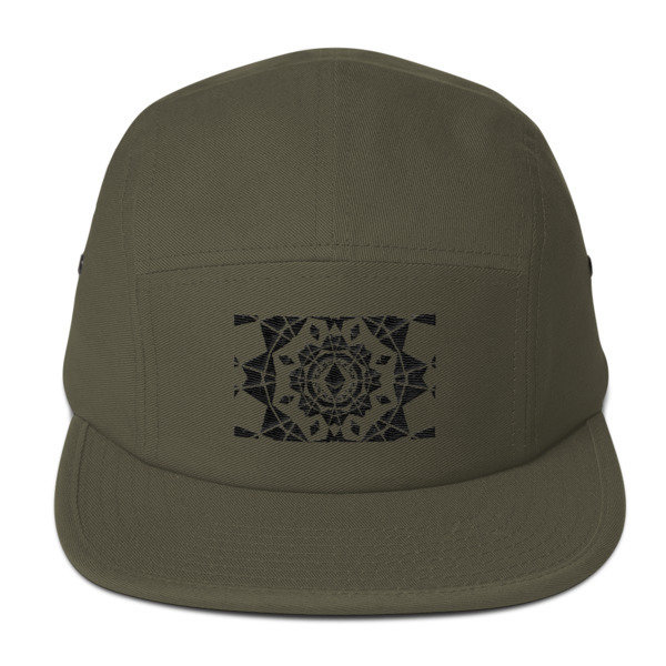 ETHEREUM IN THE MATRIX - (FIVE PANEL CAP), Color: Olive