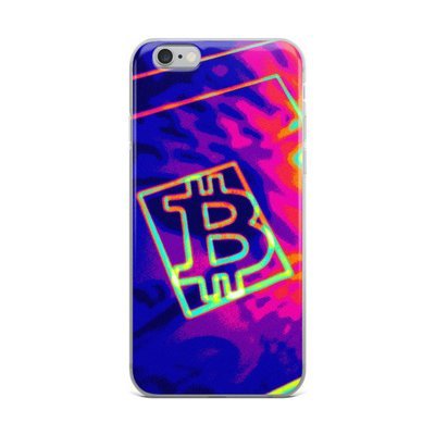 BITCOIN in SPLASHING COLOR - (iPHONE CASE)