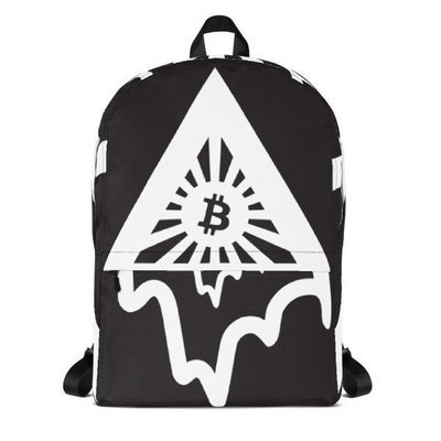 BITCOIN in the DRIPPING TRIANGLE - (BACKPACK)