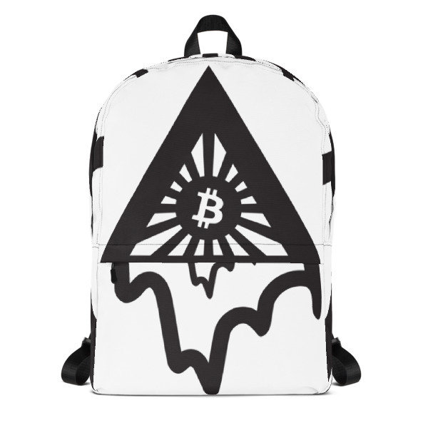 BITCOIN in the DRIPPING TRIANGLE - (BACKPACK)