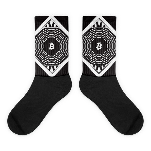 BITCOIN in FULL BLOSSOM - (SOCKS), Size: M (6-8)