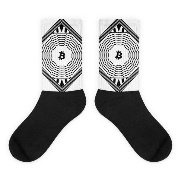 BITCOIN in FULL BLOSSOM - (SOCKS), Size: M (6-8)