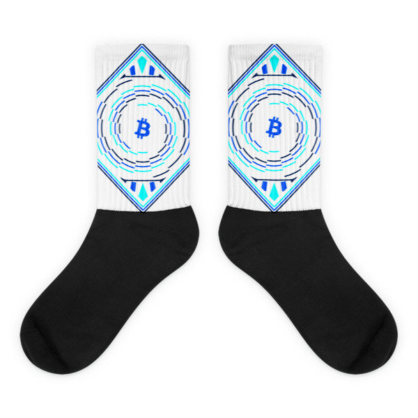 BITCOIN in FULL BLOSSOM - (SOCKS), Size: M (6-8)