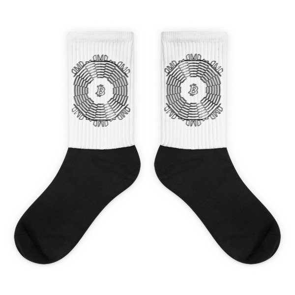 BITCOIN in a HAZE - (SOCKS), Size: M (6-8)