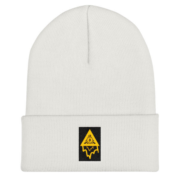 BITCOIN in the DRIPPING TRIANGLE - (BEANIE)