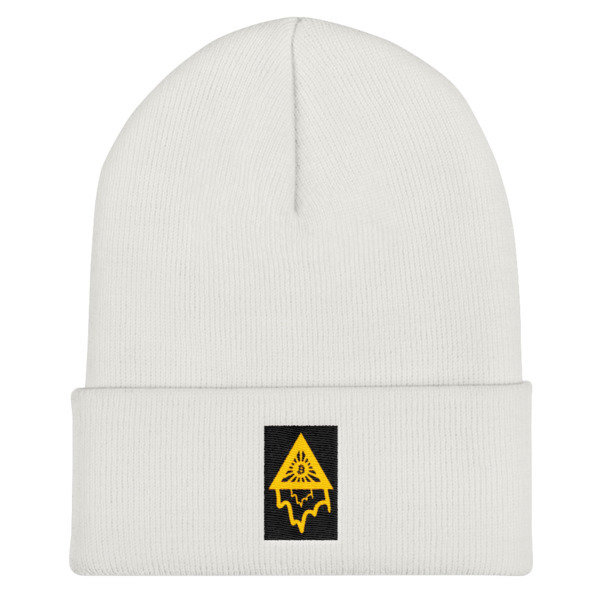 BITCOIN in the DRIPPING TRIANGLE - (BEANIE)