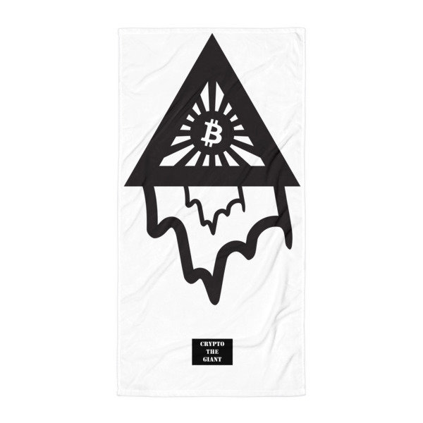 BITCOIN in the DRIPPING TRIANGLE - (TOWEL)