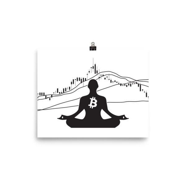 BITCOIN in the FLOW - (POSTER), Size: 8×10