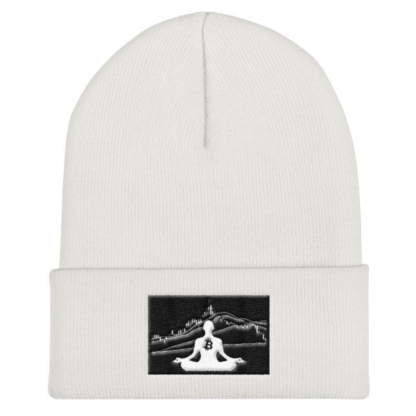 BITCOIN in the FLOW - (BEANIE), Color: White