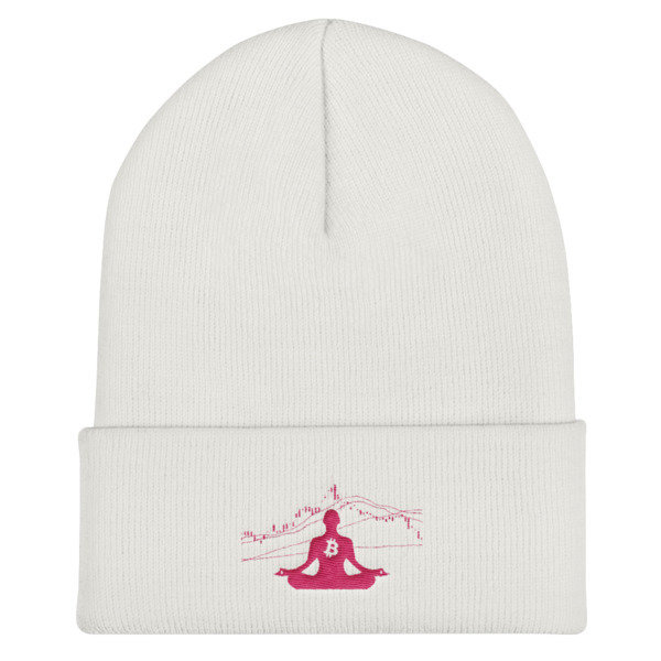 BITCOIN in the FLOW - (BEANIE), Color: White