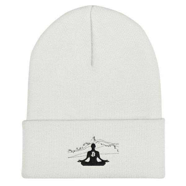BITCOIN in the FLOW - (BEANIE), Color: White