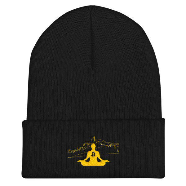BITCOIN in the FLOW - (BEANIE), Color: Black