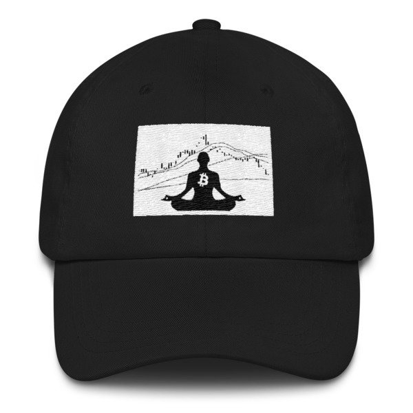 BITCOIN in the FLOW - (DAD HAT), Color: Black