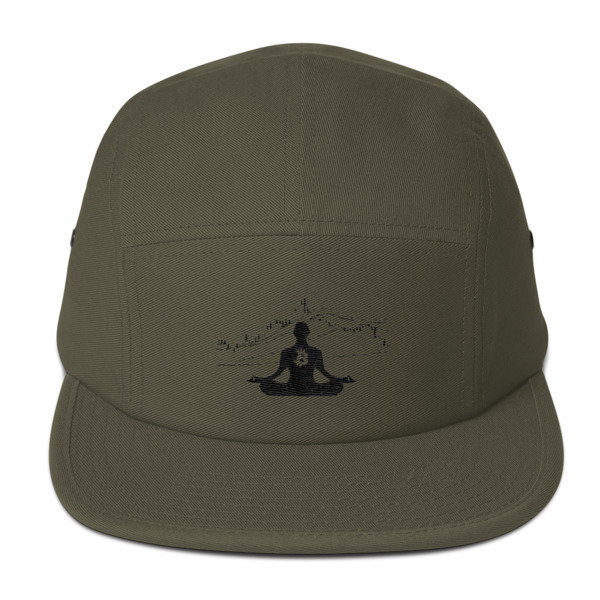 BITCOIN in the FLOW - (FIVE PANEL CAP), Color: Olive