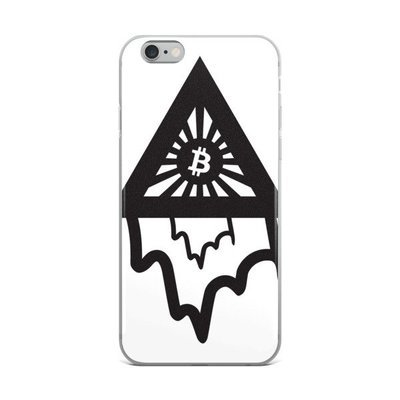 BITCOIN in the DRIPPING TRIANGLE - (iPHONE CASE)