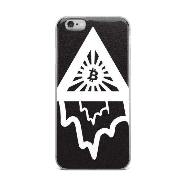 BITCOIN in the DRIPPING TRIANGLE - (iPHONE CASE)