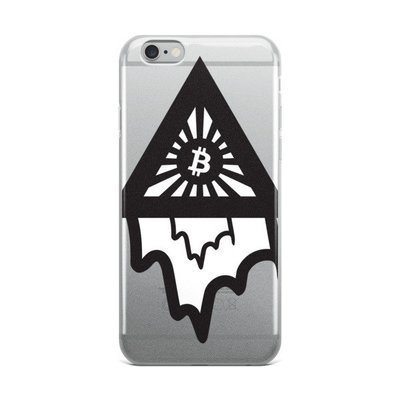 BITCOIN in the DRIPPING TRIANGLE - (iPHONE CASE)