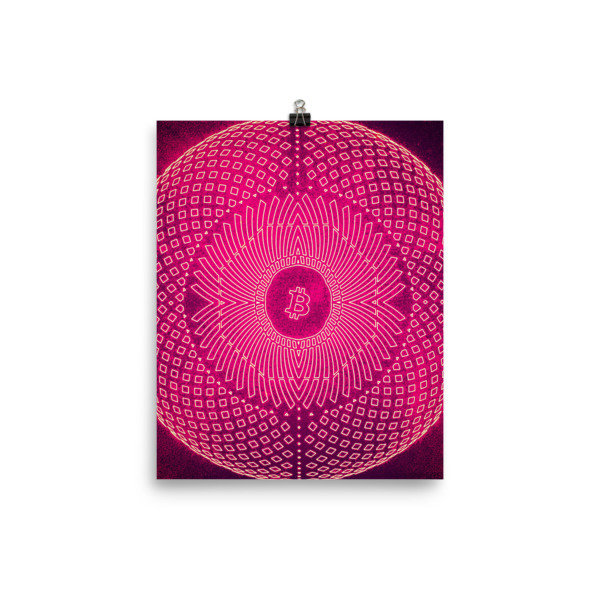 BITCOIN in GRIM DARKNESS - (POSTER), Size: 8×10