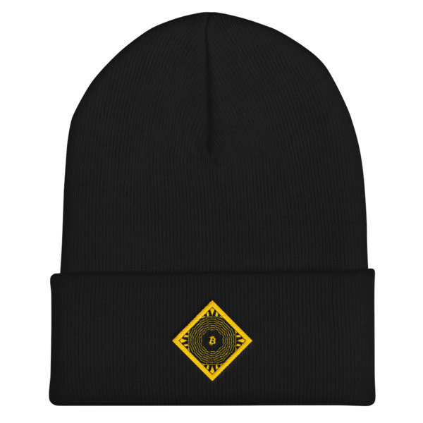 BITCOIN in FULL BLOSSOM - (BEANIE), Color: Black
