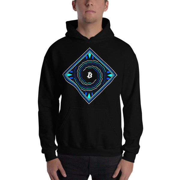 BITCOIN in FULL BLOSSOM - (HOODIE), Color: Black, Size: S