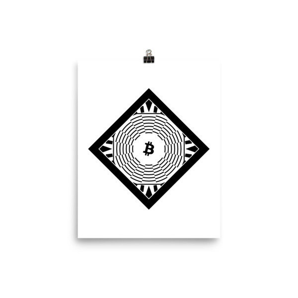 BITCOIN in FULL BLOSSOM - (POSTER), Size: 8×10