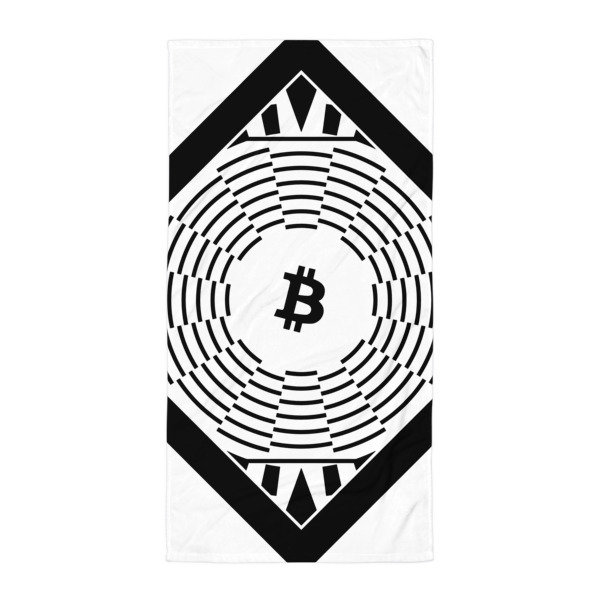 BITCOIN in FULL BLOSSOM - (TOWEL) BITCOIN in FULL BLOSSOM - (TOWEL)