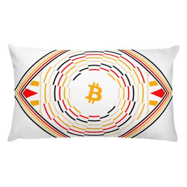 BITCOIN in FULL BLOSSOM - (PILLOW) BITCOIN in FULL BLOSSOM - (PILLOW)