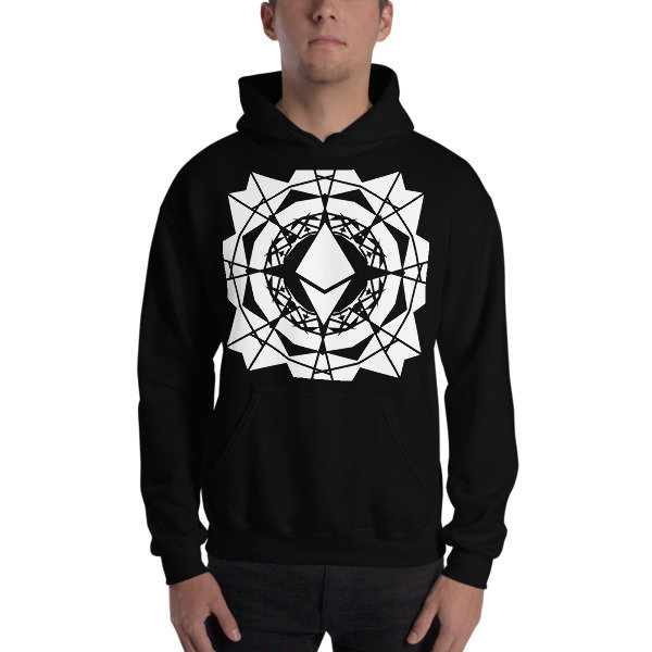 ETHEREUM in the MATRIX - (HOODIE), Color: Black, Size: S