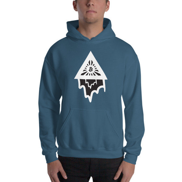 BITCOIN in the DRIPPING TRIANGLE - (HOODIE)