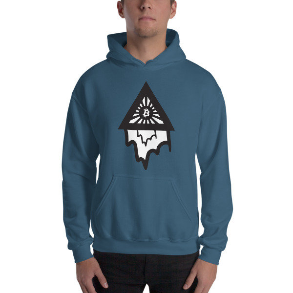 BITCOIN in the DRIPPING TRIANGLE - (HOODIE)