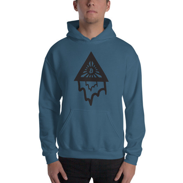 BITCOIN in the DRIPPING TRIANGLE - (HOODIE)