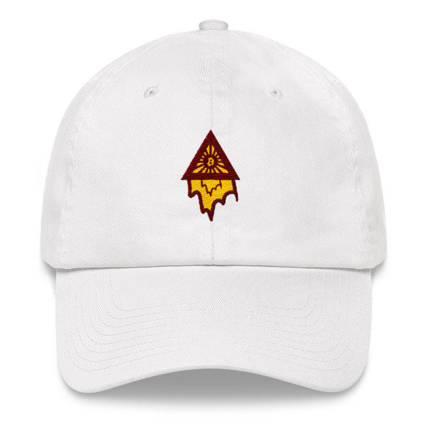 BITCOIN in the DRIPPING TRIANGLE - (DAD HAT)