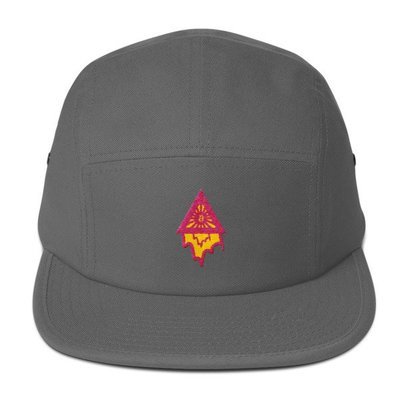 BITCOIN in the DRIPPING TRIANGLE - (FIVE PANEL CAP)