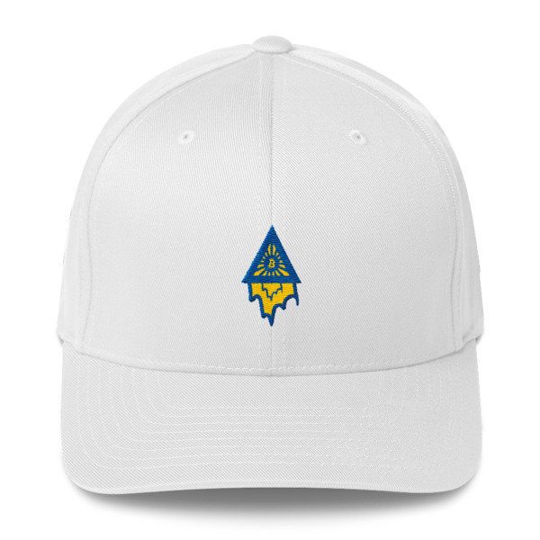 BITCOIN in the DRIPPING TRIANGLE - (FLEXFIT CAP)