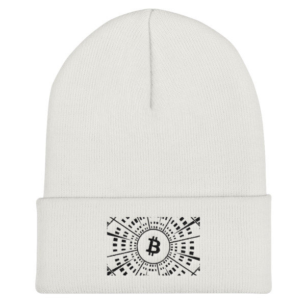 BITCOIN at HYPER SPEED - (BEANIE), Color: White