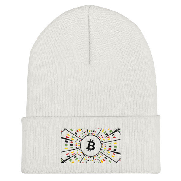 BITCOIN at HYPER SPEED - (BEANIE), Color: White