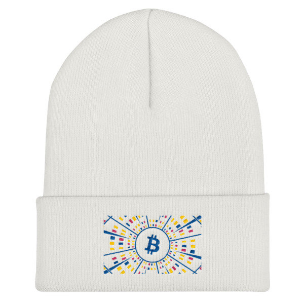 BITCOIN at HYPER SPEED - (BEANIE), Color: White