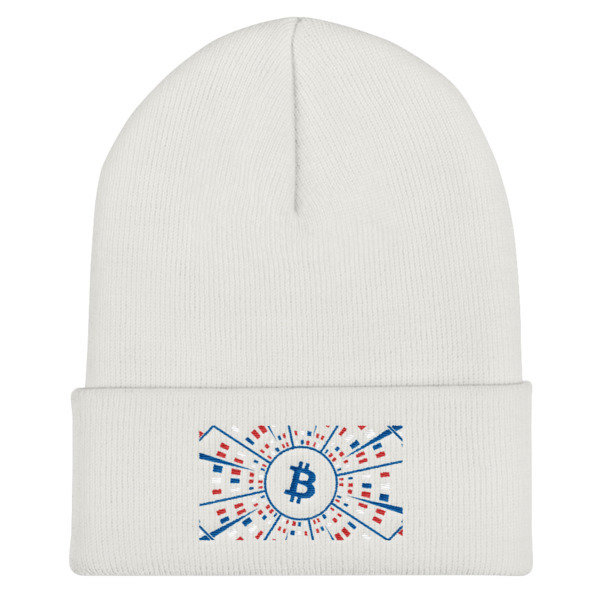 BITCOIN at HYPER SPEED - (BEANIE), Color: White