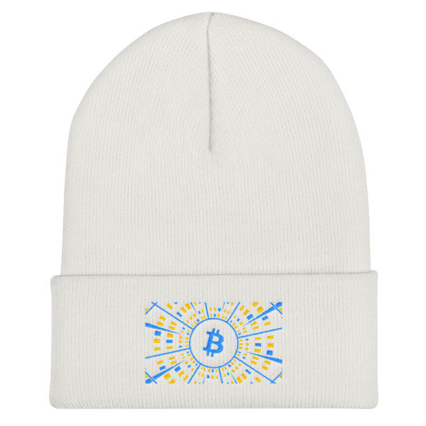 BITCOIN at HYPER SPEED - (BEANIE), Color: White