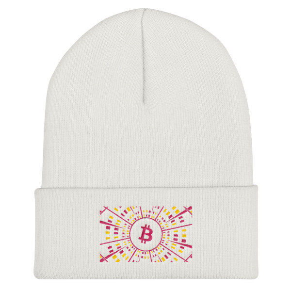 BITCOIN at HYPER SPEED - (BEANIE), Color: White