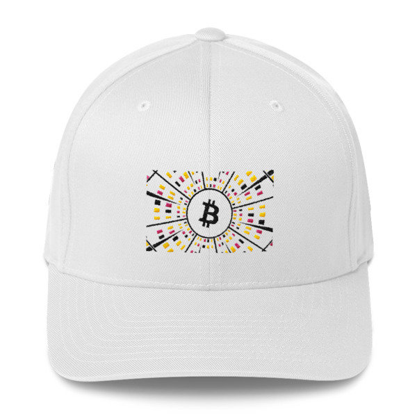 BITCOIN at HYPER SPEED - (FLEXFIT CAP), Size: S/M