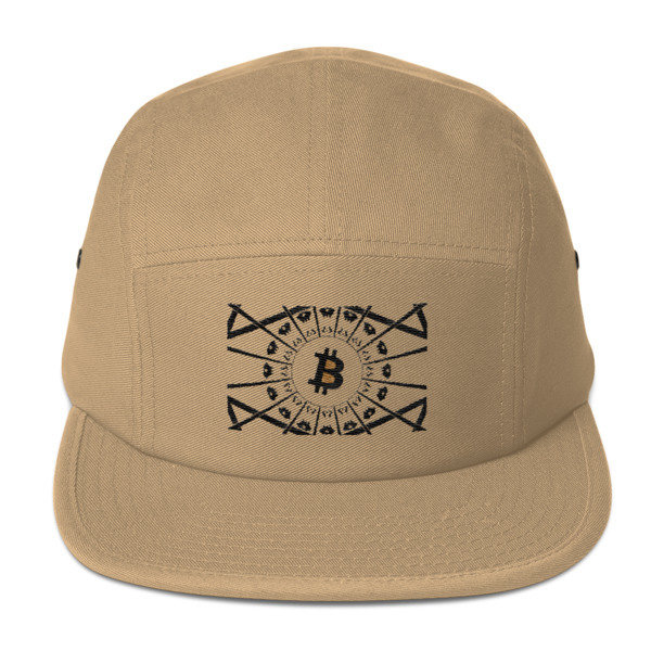 BITCOIN in the GLOW - (FIVE PANEL CAP)