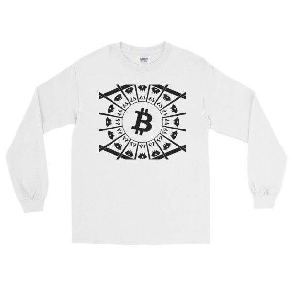 BITCOIN in the GLOW - (LONG SLEEVE SHIRT)
