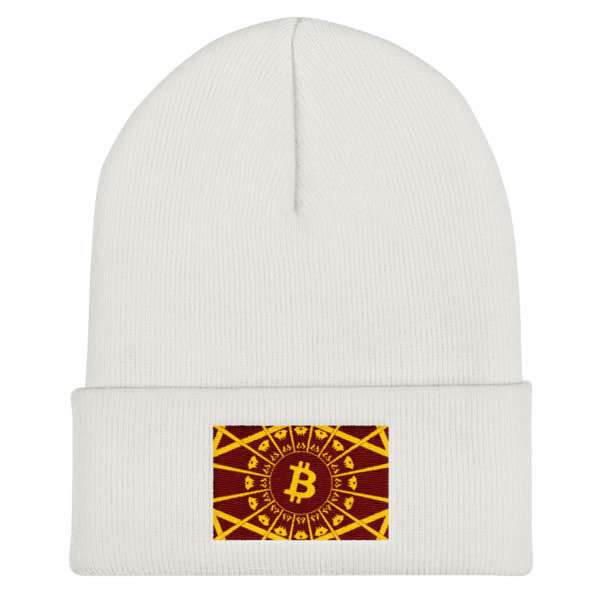 BITCOIN in the GLOW - (BEANIE) BITCOIN in the GLOW - (BEANIE), Color: White