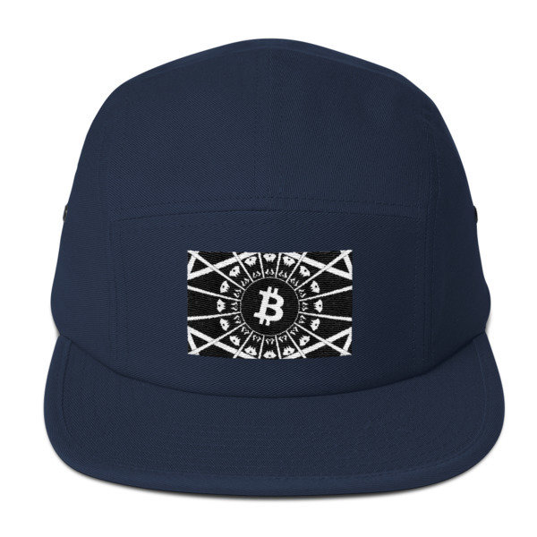 BITCOIN in the GLOW - (FIVE PANEL CAP)