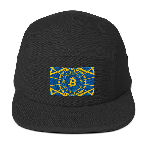BITCOIN in the GLOW - (FIVE PANEL CAP)