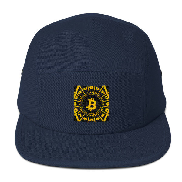 BITCOIN in the GLOW - (FIVE PANEL CAP)