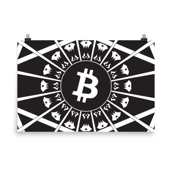 BITCOIN in the GLOW - (POSTER)