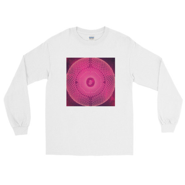 BITCOIN in GRIM DARKNESS - (LONG SLEEVE SHIRT), Color: White, Size: S
